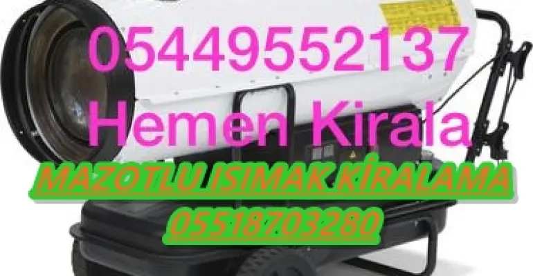 MAZOTLU ISITICI KİRALAMA Denizli-Ankara-Hakkari-Sakarya
