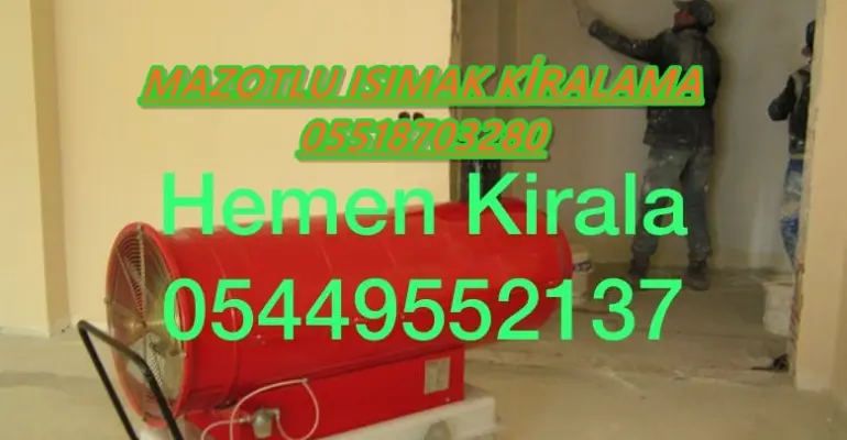 Kocaeli-Bolu-Aydın-Çankırı MAZOTLU ISIMAK KİRALAMA