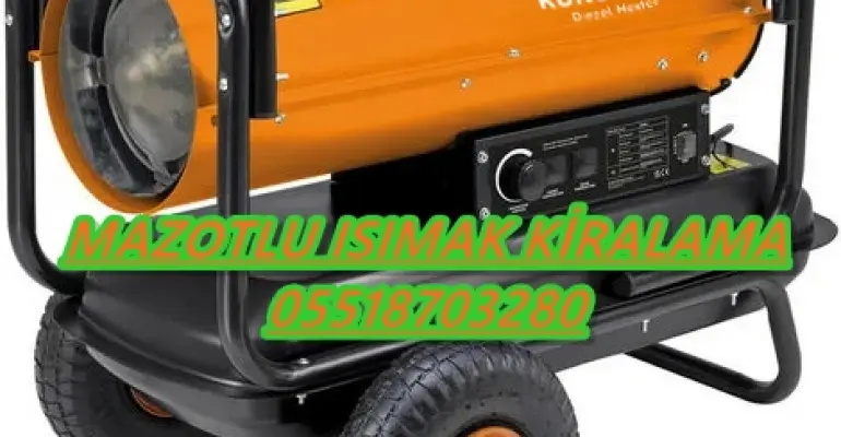 Kütahya-Samsun-Gaziantep-Kırklareli MAZOTLU ISIMAK KİRALAMA