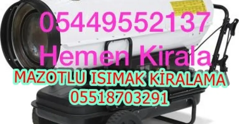 Muğla-Adana-Bartın-Düzce MAZOTLU ISIMAK KİRALAMA
