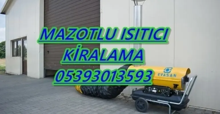 Kiralık Depo Nem Kurutma Makinesi Kiralama