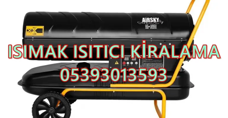 Kiralık Endüstriyel Alan Kurutma Makinesi Kiralama