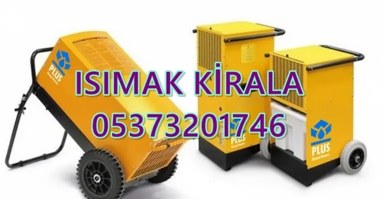 Kiralık Endüstriyel Nem Kurutma Makinesi Kiralama