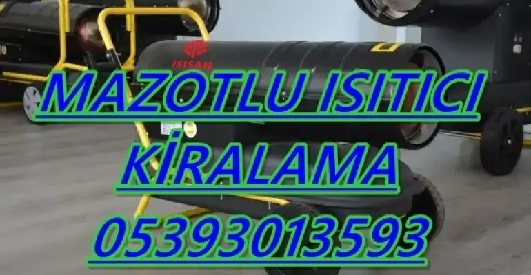Kiralık Şantiye Nem Kurutma Cihazı Kiralama