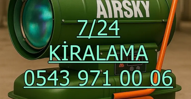 Mersin Akdeniz Mazotlu Isımak Kiralama